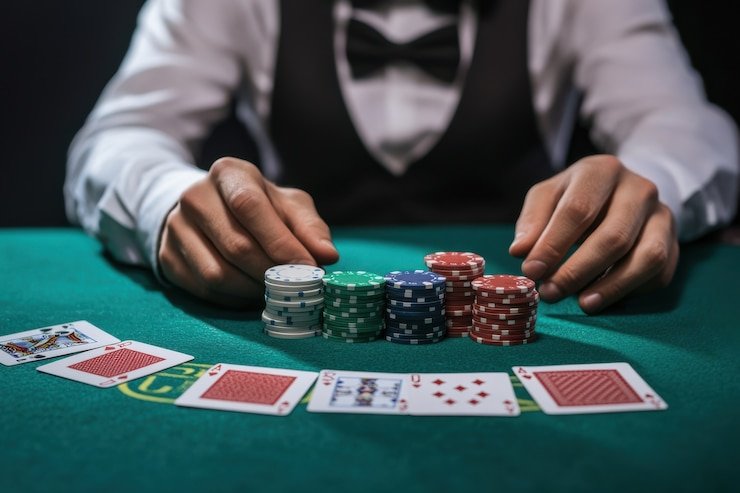 jalurdewa mobile app interface showing live dealer blackjack table